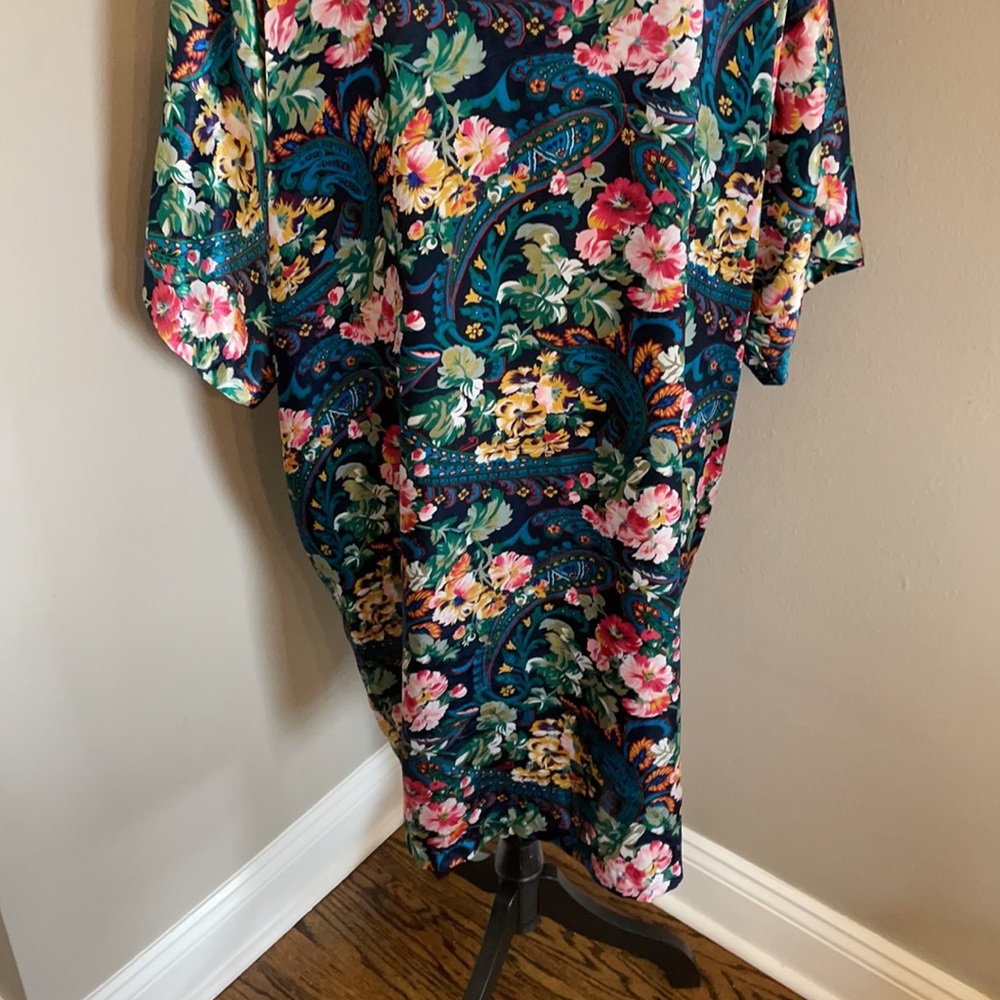 Victoria's Secret kimono wrap dress vintage boho - Picture 7 of 10